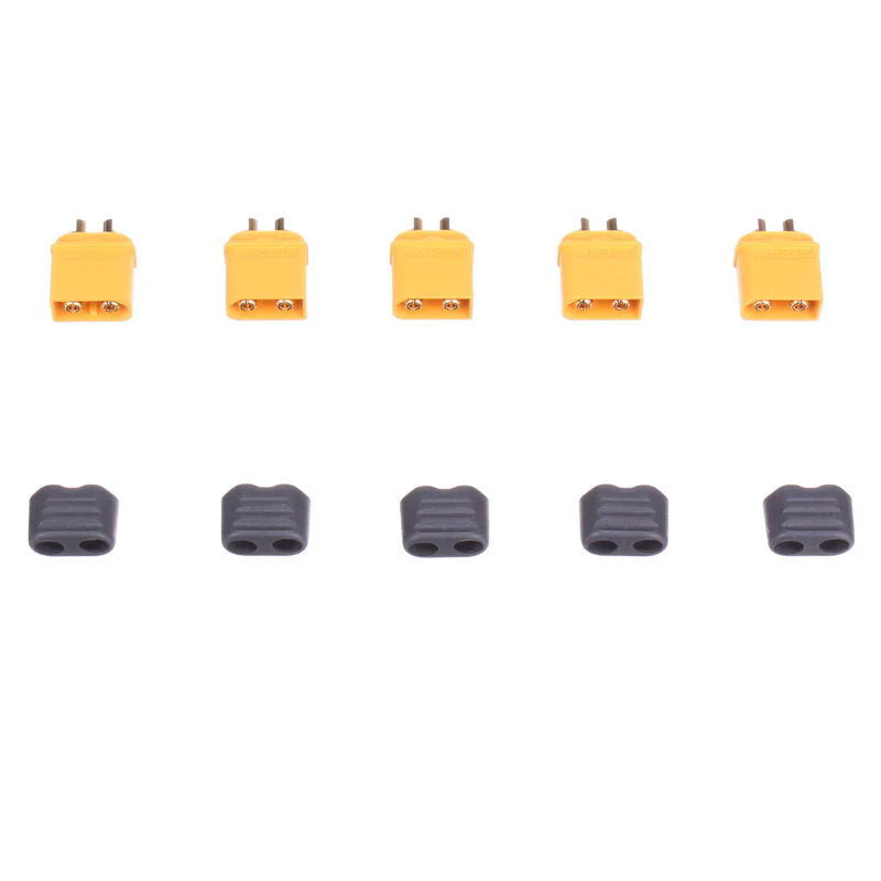 EPB-1027 5 pieces Amass XT60 Male Connectors for ESC