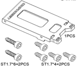 OSHM2089 OMP Hobby Flight Control Mounting Panel set for M2 Explore Version