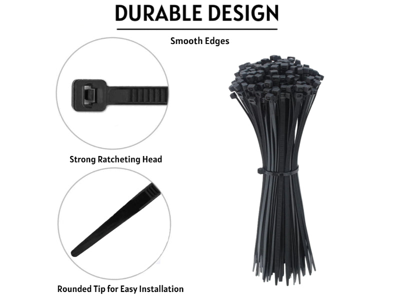 NERC-ZT-4 4" Zip-ties (10 Pack) (Black or Natural)