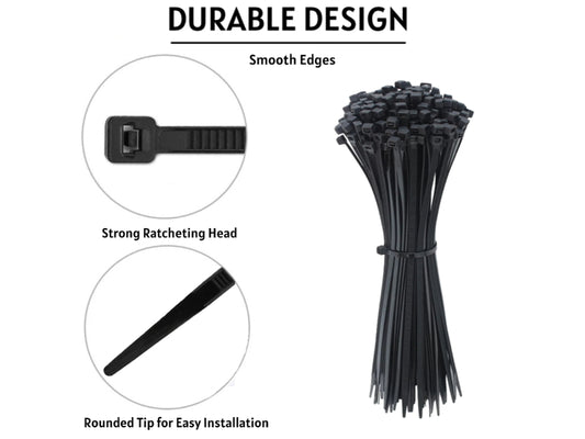 NERC-ZT-4 4" Zip-ties (10 Pack) (Black)
