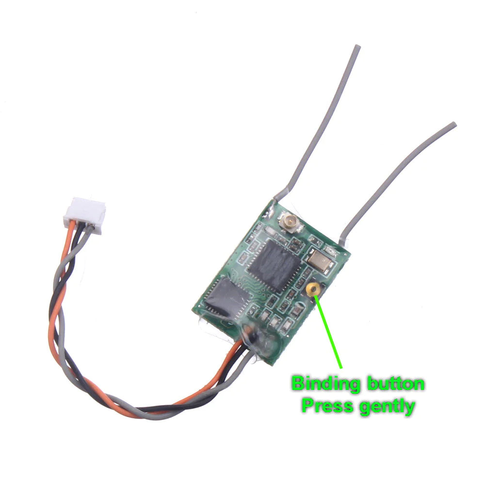 KEN-01015 Kensun Satellite Receiver with Binding Button DSM2 DSMX & Lemon RX Compatible