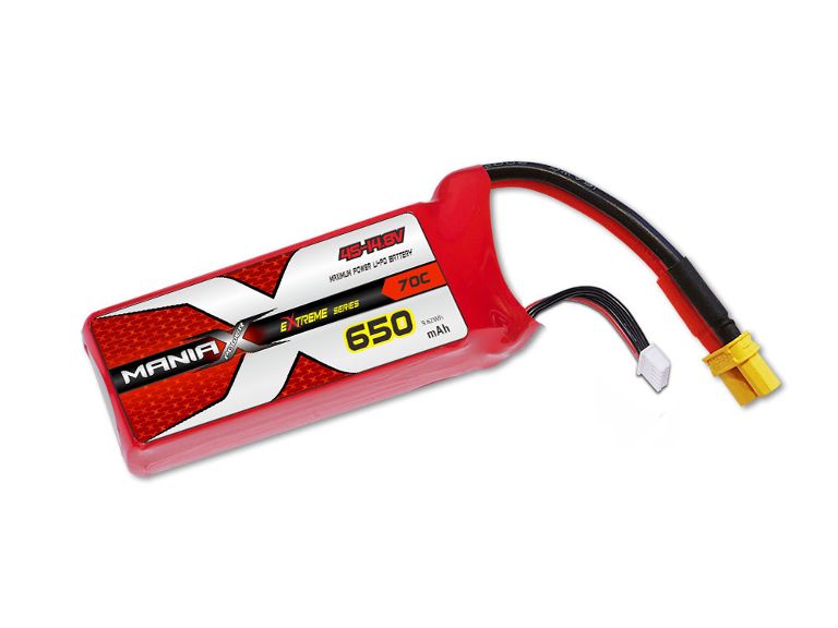 ManiaX 4S 650mAh 70C LiPo battery for XLPower Stratos 200