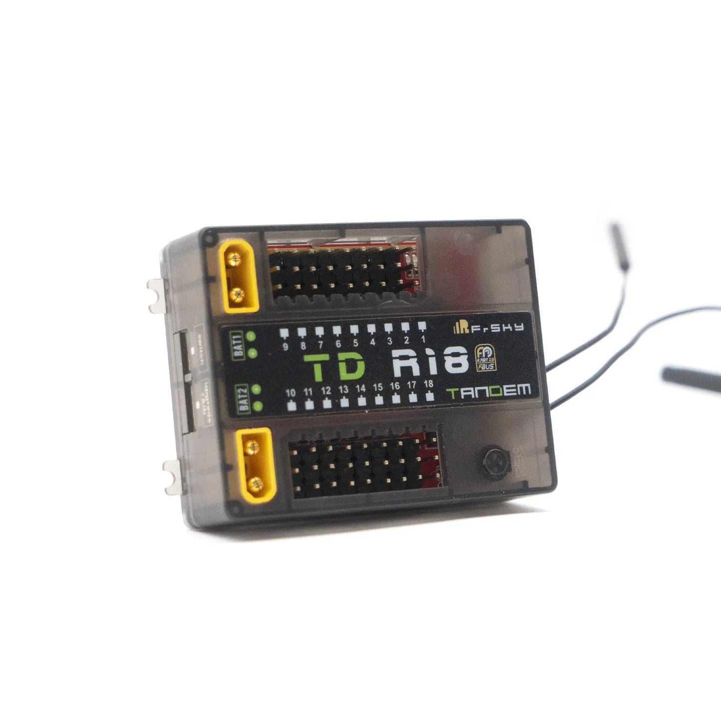FSK-03022020 FrSky 2.4G 900M Tandem Dual-Band Receiver TD R18 Receiver with 18CH Ports