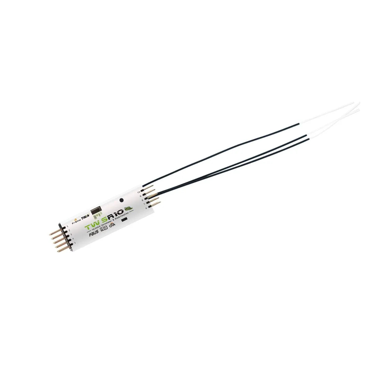 FSK-03022042 FrSky TW SR10 Dual 2.4G Receiver with 10 Ports and ADV Stabilization