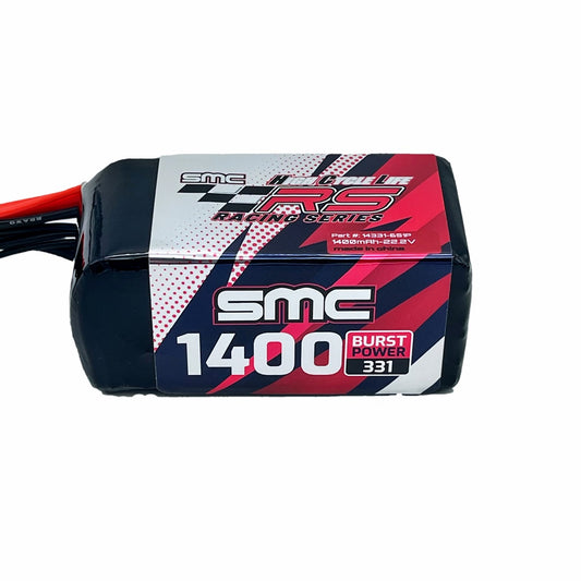SMC HCL-RS 22.2V 1400mAh 6S XT60 5" Quad / Drone FPV Racing Pack - 14331-6S1P