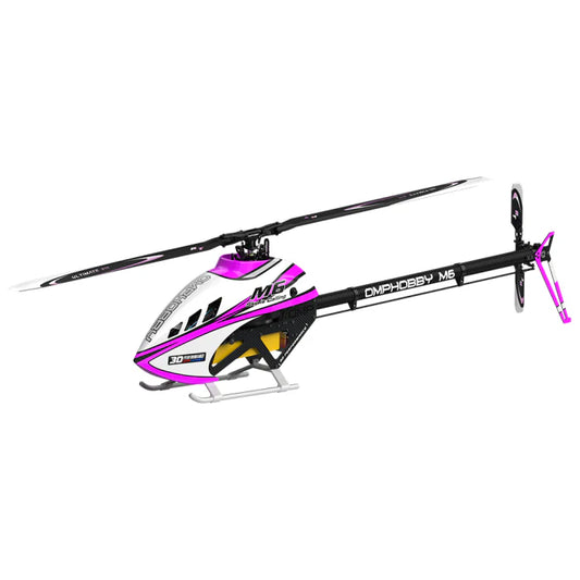 OMP-M6-B OMPHOBBY M6 RC Helicopter Frame Kit w/ Rotortech Blades (PRE-ORDER PRICE)