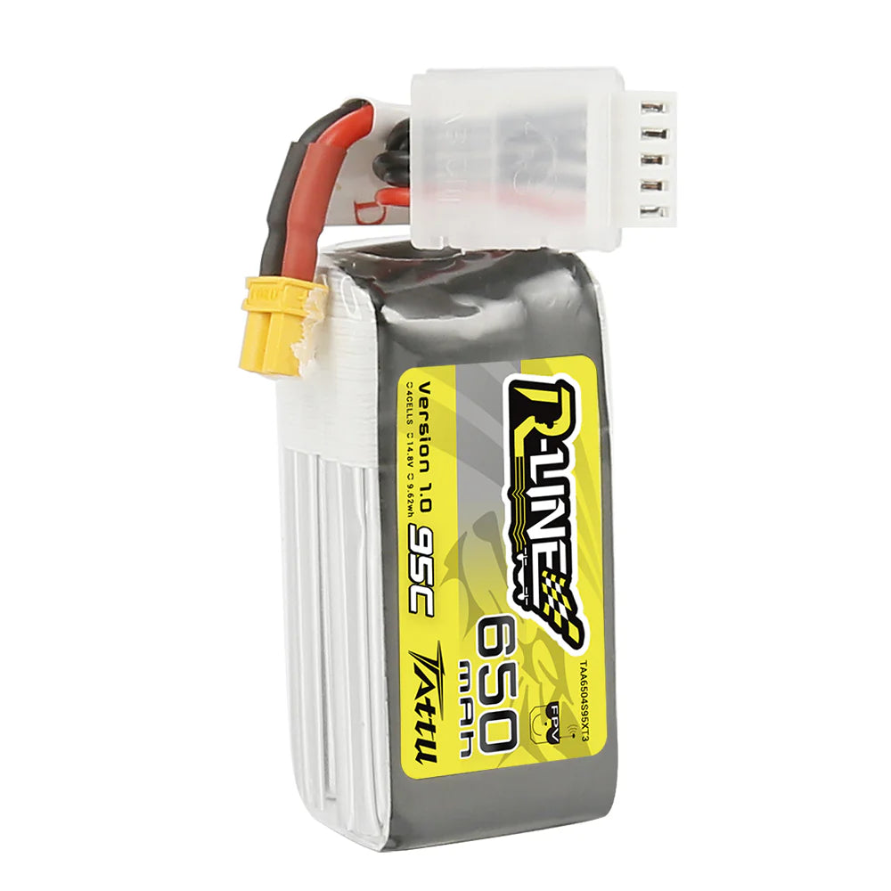 TAA6504S95XT3 TATTU 650MAH 4S 14.8V 95C LIPO BATTERY (STRATOS 200)
