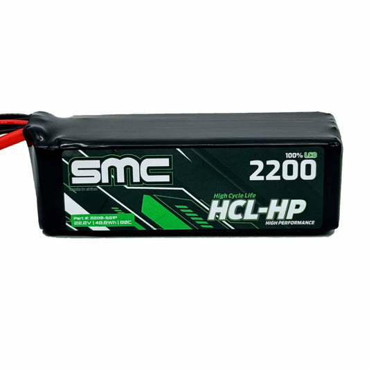SMC-2280-6S1P HCL-HP 22.2V-2200mAh-80C Flight Pack XT60