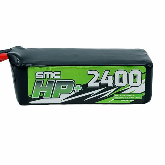 SMC HP Plus 6S 22.2V 2400mAh 110C XT60 LiPo Flight Pack - 24110-6S1P