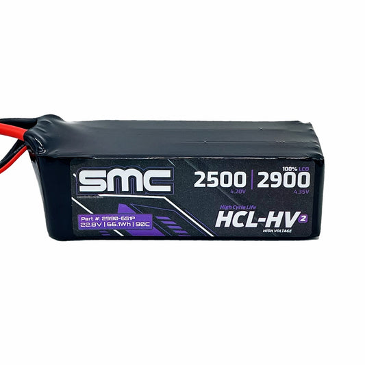 SMC-2990-6S1P HCL-HV2 Flight 22.8V/6S-2900mAh-90C XT60