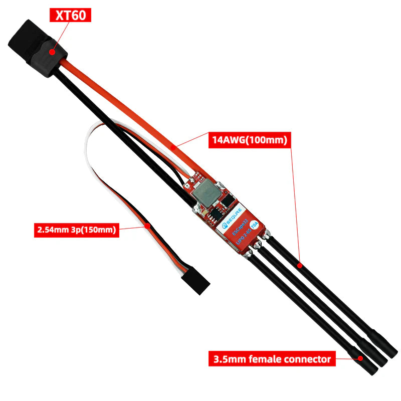 SEQURE SQESC 2670 Brushless ESC 2-6S 70A ESCape32 4A BEC 12V