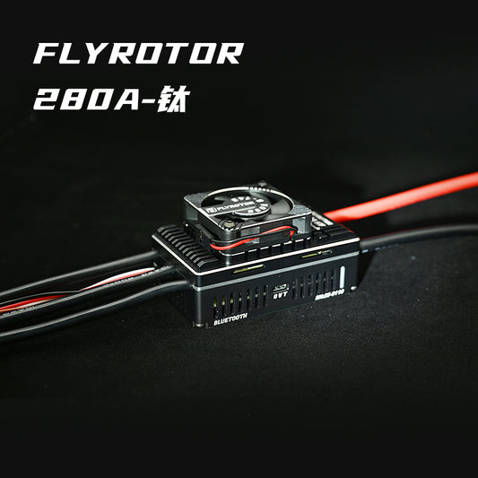 FLYROTOR 280A HV Brushless ESC (6–14S) – 35A BEC, USB + Bluetooth, 700–800 Heli