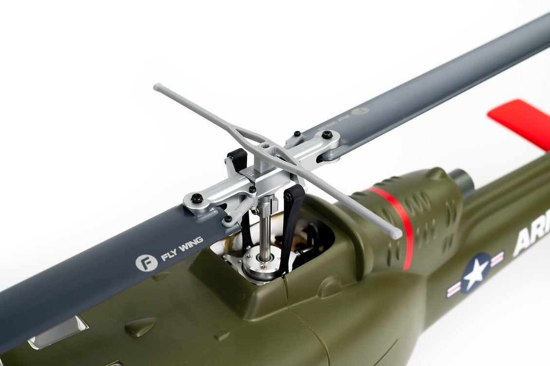 UH-1-V4-RTF-G Flywing UH-1 V4 Green 10CH GPS 3D Auto Return Hovering RC RTF Helicopter
