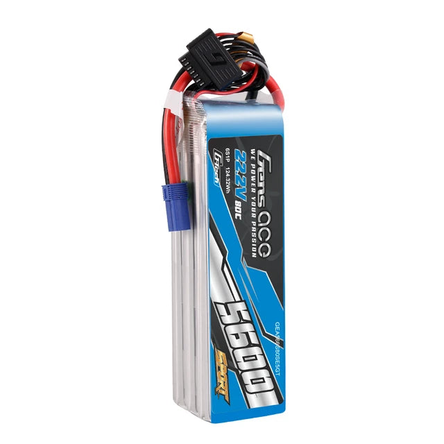Gens Ace Sport G-Tech 5600mAh 6S 80C 22.2V LiPo Battery – EC5