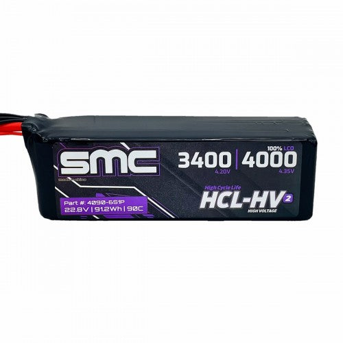 SMC-4090-6S1P HCL-HV2 Flight 22.8V/6S-4000mAh-90C EC5/SC5