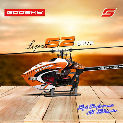 BAF080010 Goosky S2 Ultra Rotorflight Orange BNF Helicopter