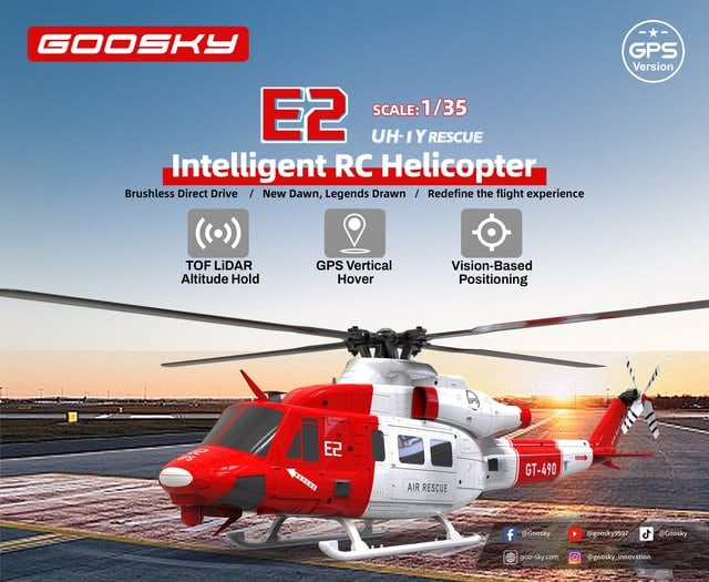 BAF050006 E2 - GPS Version Scale Model-RTF MODE 2 E2- GPS