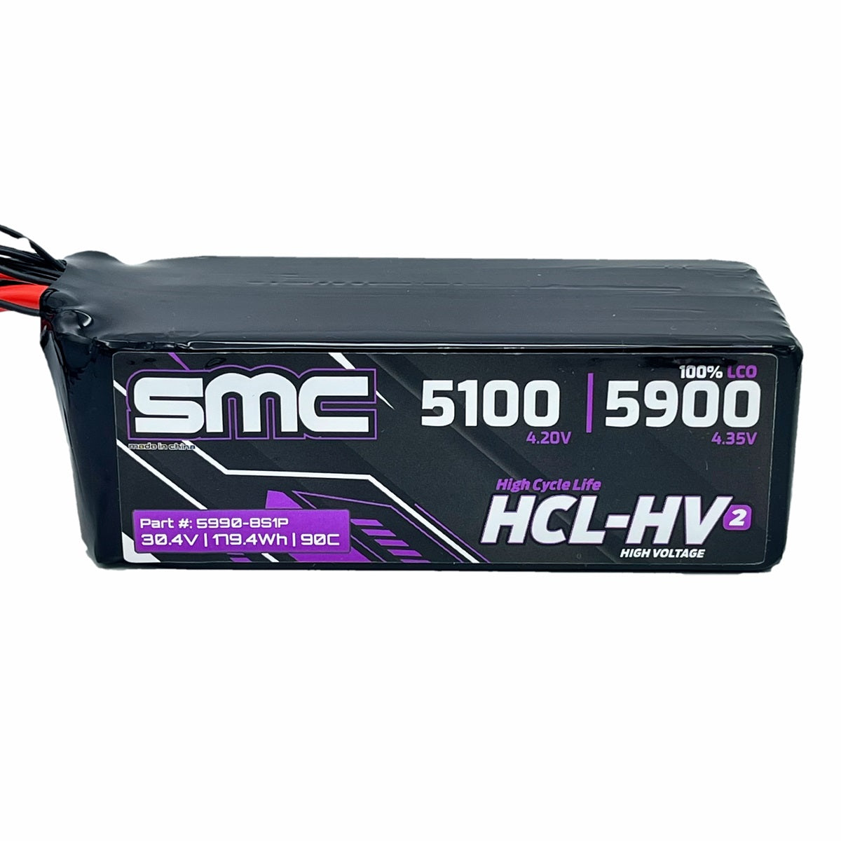 SMC-5990-8S1P HCL-HV2 Flight 30.4V/8S-5900mAh-90C SC5/EC5