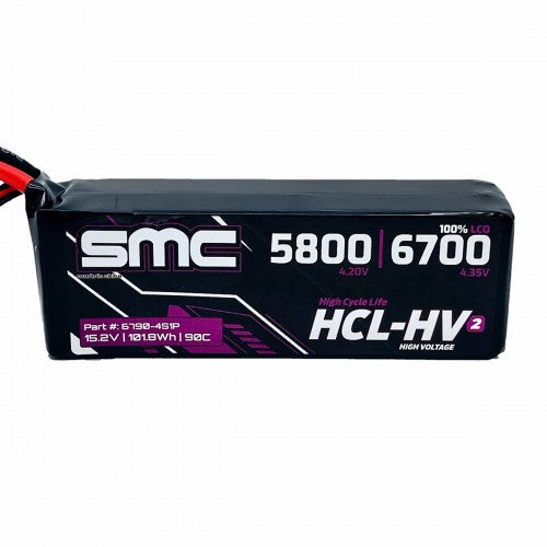 SMC-6790-4S1P HCL-HV2 Flight 15.2/4S-6700mAh-90C SC5/EC5