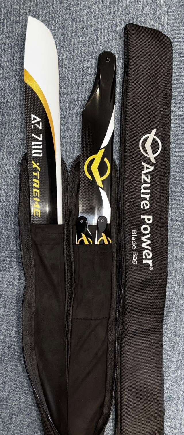 Azure Power Blade Bag - 700/715mm Main Blades & 105/115mm Tail Blades