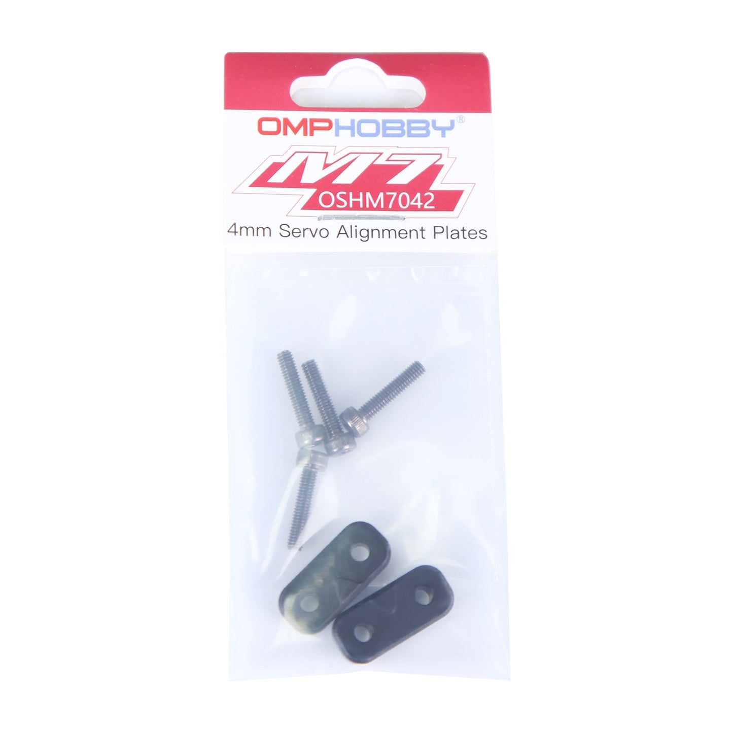 OSHM7042 OMP HOBBY M7 Helicopter Parts 4mm Servo Alignment Metal plates