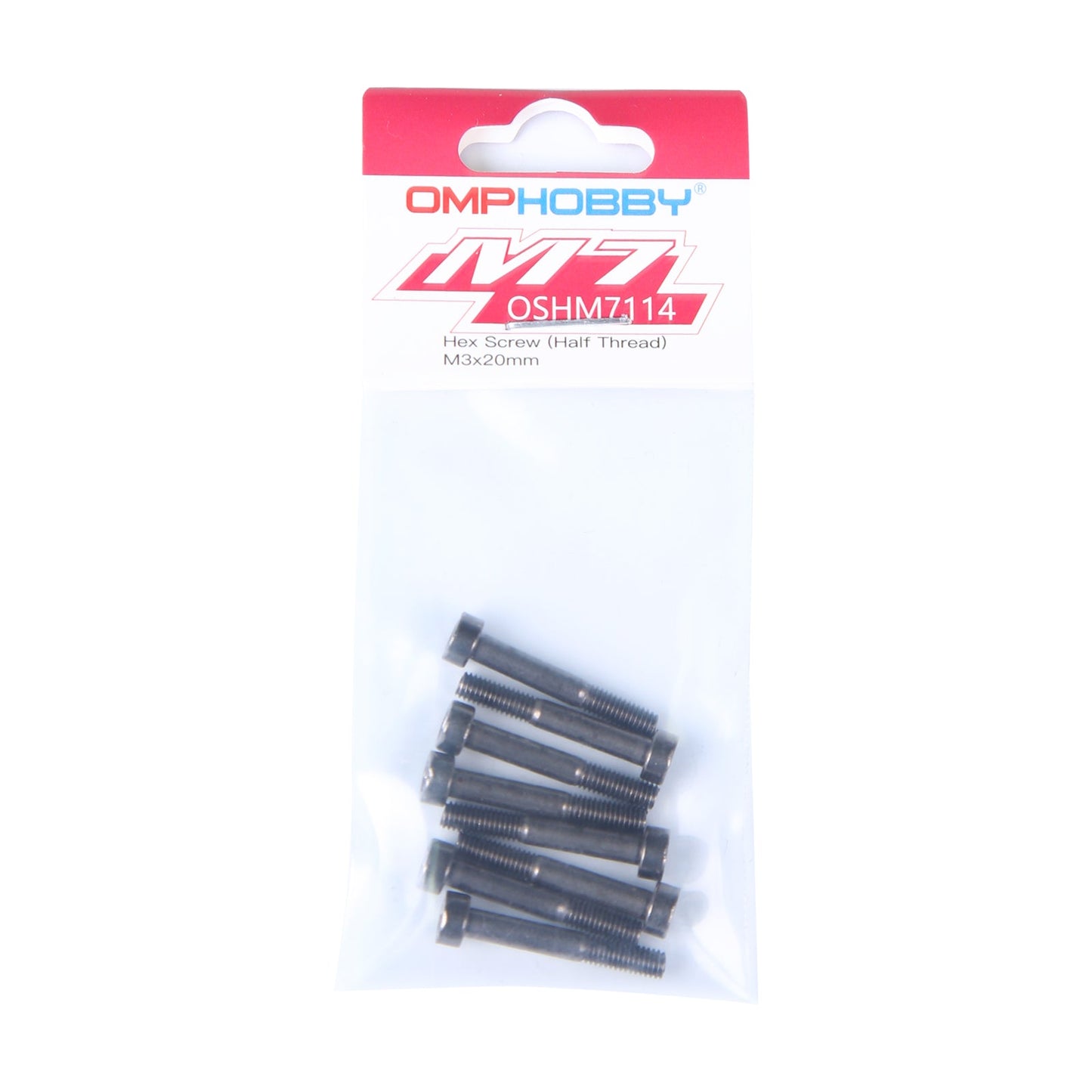 OMP HOBBY M7 Helicopter Parts Hex Screw (Half Thread) M3x20 OSHM7114