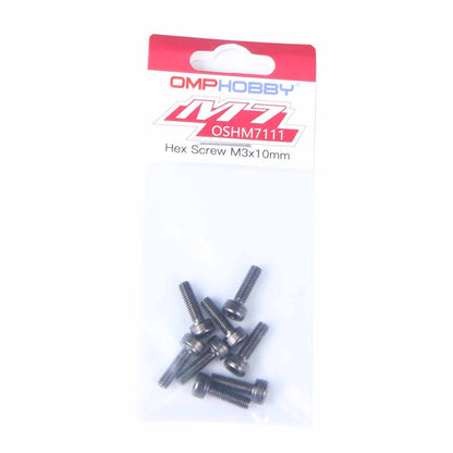 OSHM7111 OMP HOBBY M7 Helicopter Parts Hex Screw M3x10