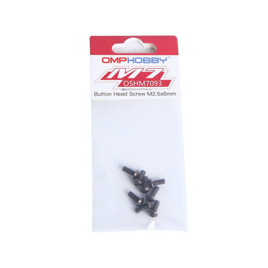 OSHM7093 OMP HOBBY M7 Helicopter Parts Button Head Screw M2.5x6