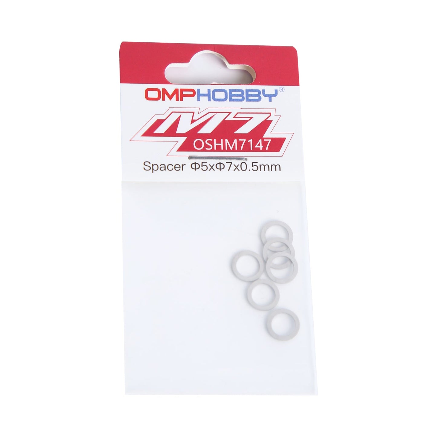 OMP HOBBY M7 Helicopter Parts Spacer _5x_7x0.5 OSHM7147