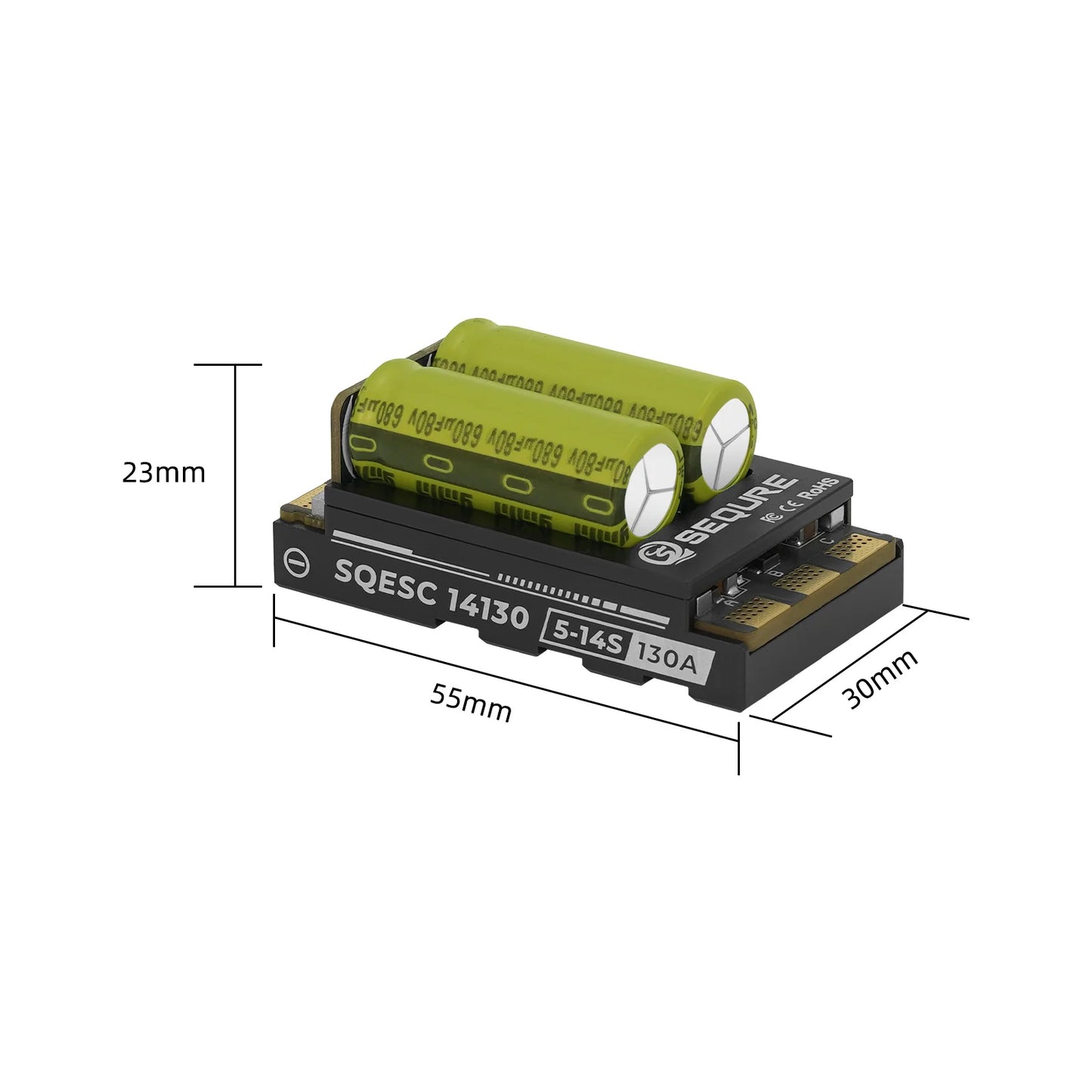 SEQURE SQESC 14130 Brushless ESC 5-14S ESCape32 (No BEC)