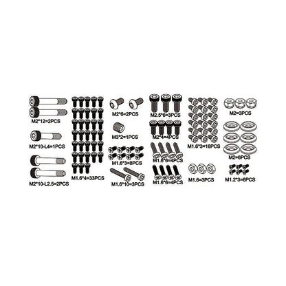 OMPHOBBY M2 3D Helicopter full set screws (1set) OSHM2043 - Ohio Model Planes