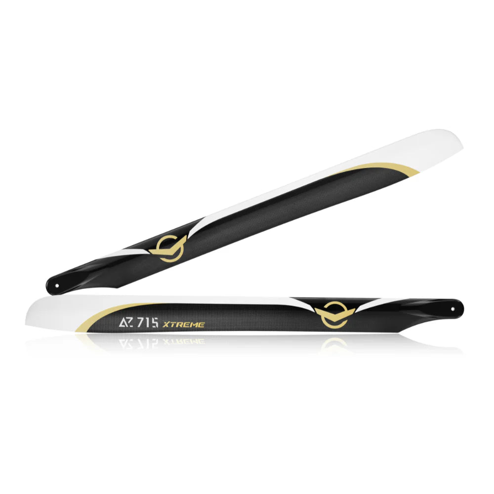 Azure Power AZ-105715 Xtreme 715mm Carbon Fiber Main Blades