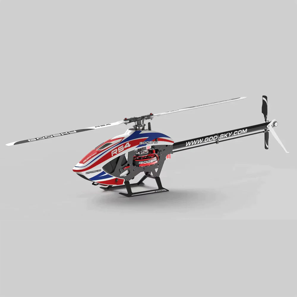 GT-BAF020010 Goosky Legend RS4 Venom Helicopter Kit COMBO - White