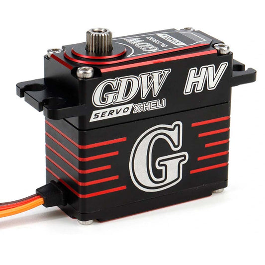 GDW-BLS992-HV GDW BLS-992 HIGH VOLTAGE BRUSHLESS X-HELI 28KG 0.055s 1520us/333hz 40mm FULL SIZE SERVO 25T FUTABA SPLINE