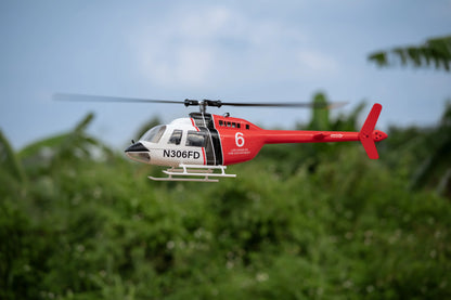 BELL206-RTF Flywing Bell-206 V3 6CH GPS 3D Hovering Auto Return RC RTF Helicopter