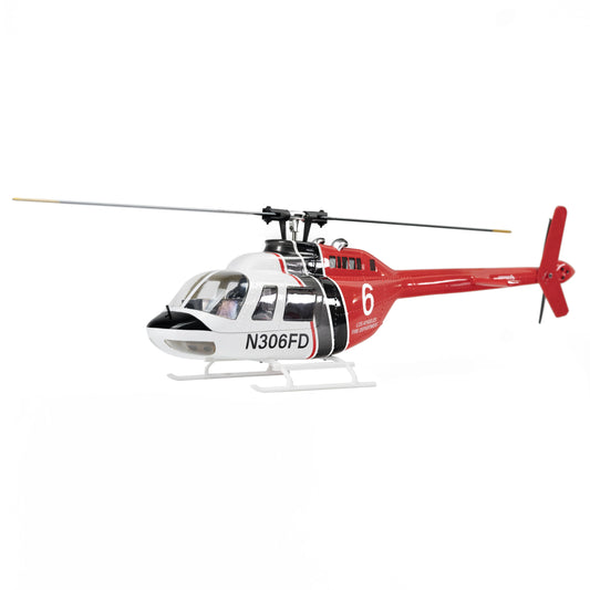 BELL206-RTF Flywing Bell-206 V3 6CH GPS 3D Hovering Auto Return RC RTF Helicopter