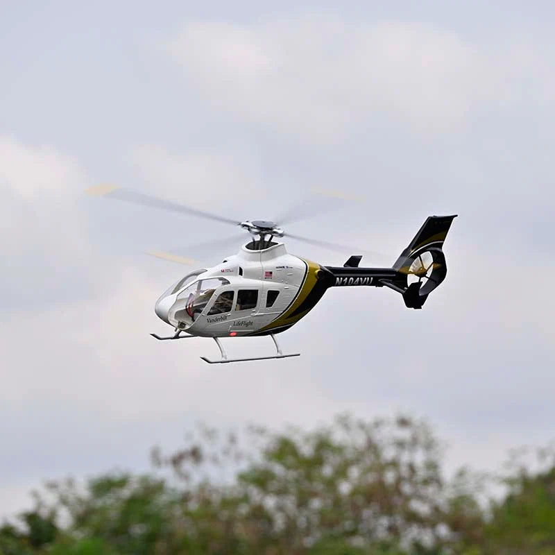 FlyWing EC-135 470L ACE GPS Scale RC Helicopter RTF - Black & White