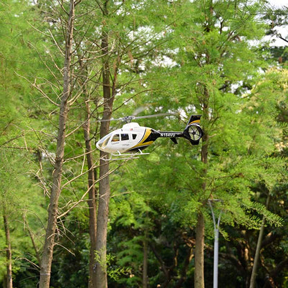 FlyWing EC-135 470L ACE GPS Scale RC Helicopter RTF - Black & White