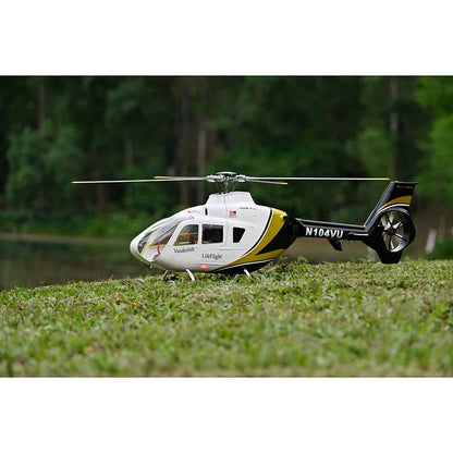 FlyWing EC-135 470L ACE GPS Scale RC Helicopter RTF - Black & White