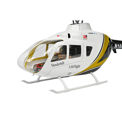 FlyWing EC-135 470L ACE GPS Scale RC Helicopter RTF - Black & White