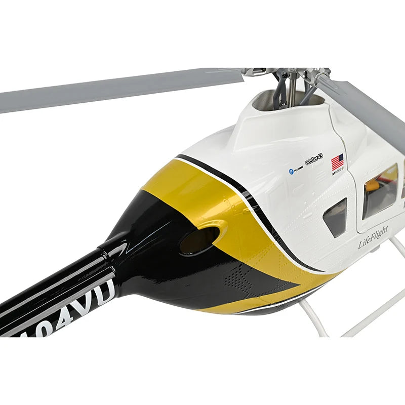 FlyWing EC-135 470L ACE GPS Scale RC Helicopter RTF - Black & White