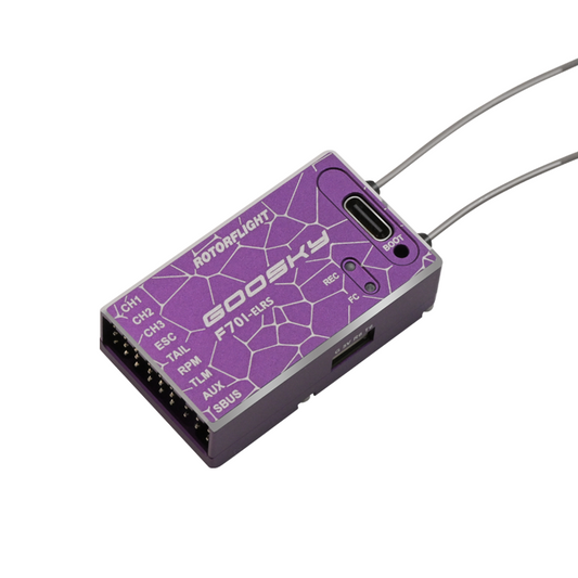 GT040268 / GT040269 – Goosky F701-ELRS Rotorflight Flight Controller (F722 + Built-in ELRS)