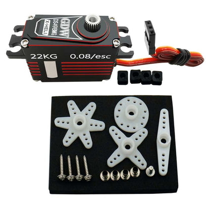 GDW-DS498MG GDW DS498MG 22kg 0.08sec Mini Metal HV Digital Servo Coreless Servo