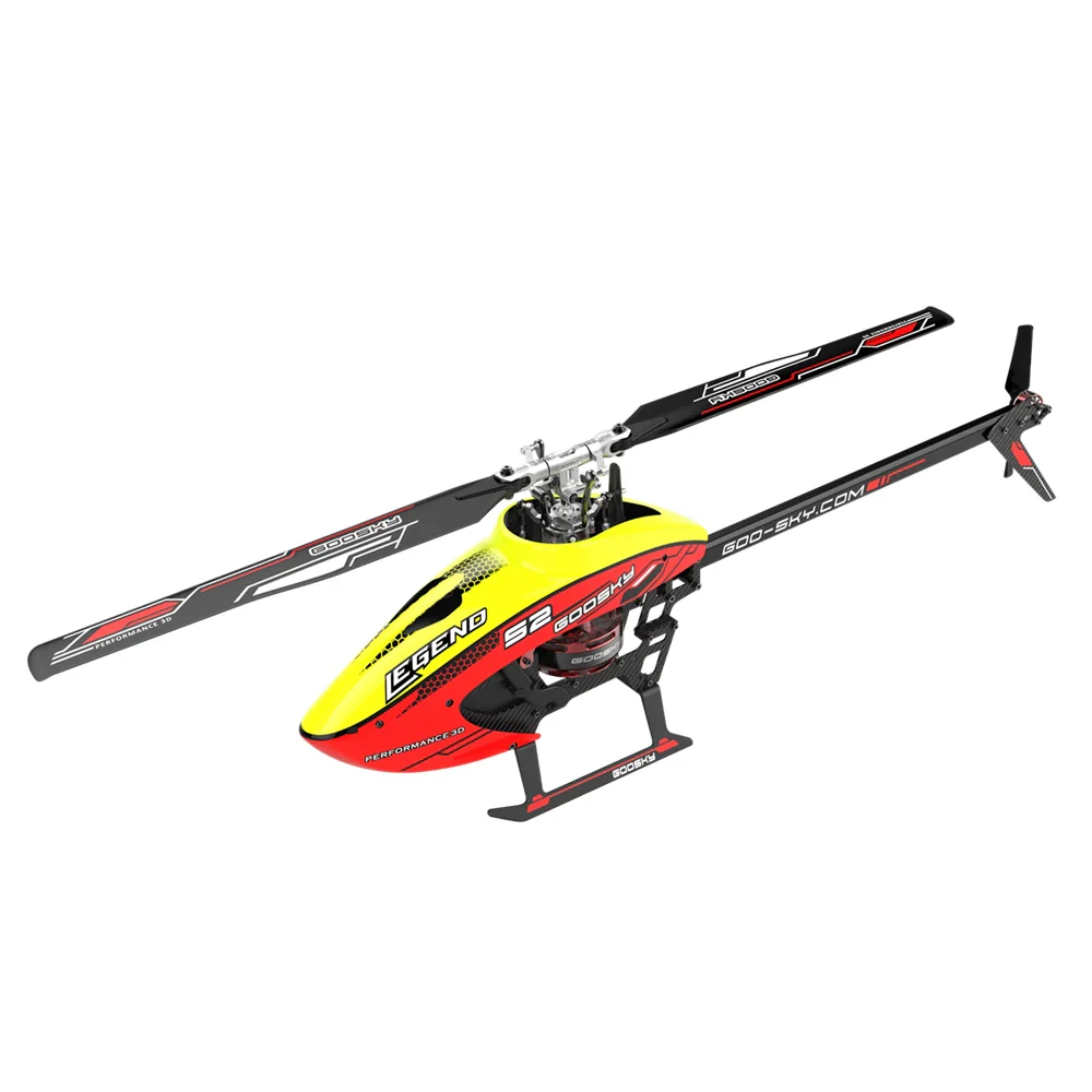 GT-BAF000001 Goosky Legend S2 Helicopter (BNF) - Red and Yellow