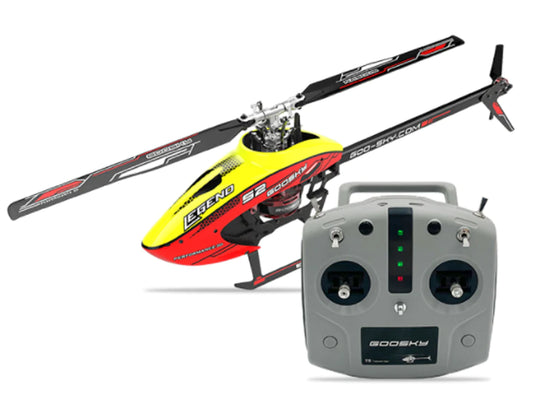 GT-BAF000007 Goosky Legend S2 Helicopter (RTF) - Red and Yellow