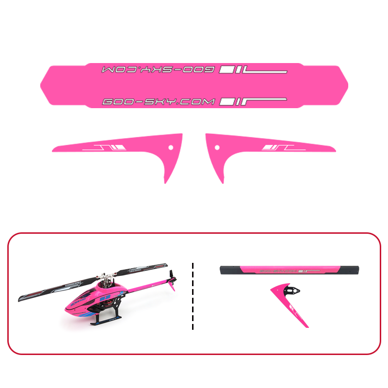 GT000126 Goosky S2 Pink sticker Set