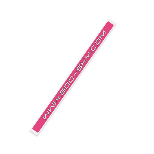 GT020153 Goosky RS4 Tail Boom Sticker (Pink)