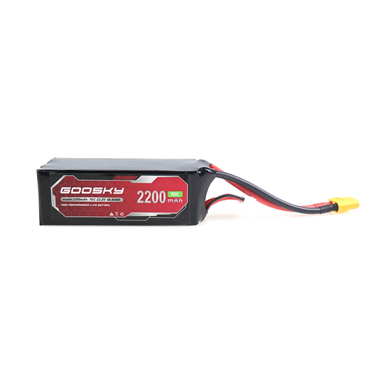 GT020204 Goosky RS4 6S 2200MAH 70C LIPO Battery