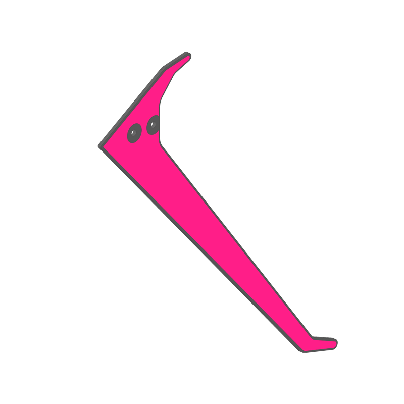 GT060058 RS5 Vertical Fin - Pink