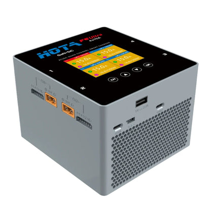 HOTA F6 Ultra Quad Channel Smart Charger (GaN+SiC, 1000W DC / 500W AC, 1–6S)